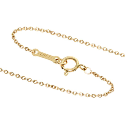 TIFFANY&Co. Open Heart Necklace K18 Yellow Gold Ladies [Used]