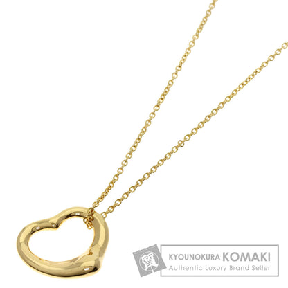 TIFFANY&Co.   Open heart Necklace  K18 Yellow Gold Ladies [Used]