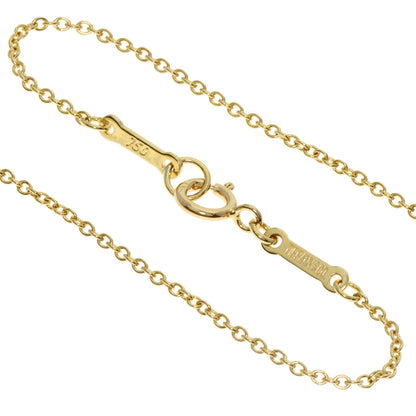 TIFFANY&Co.   Open heart Necklace  K18 Yellow Gold Ladies [Used]
