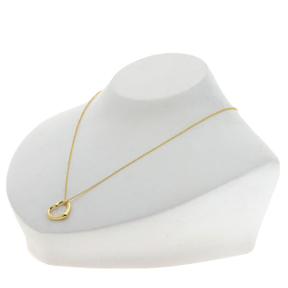 TIFFANY&Co.   Open heart Necklace  K18 Yellow Gold Ladies [Used]