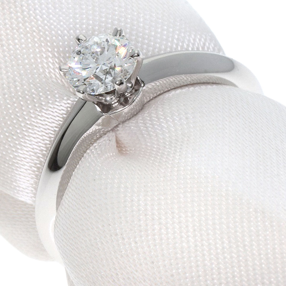 TIFFANY&Co.   Diamond Ring  Platinum PT950 Ladies [Used]