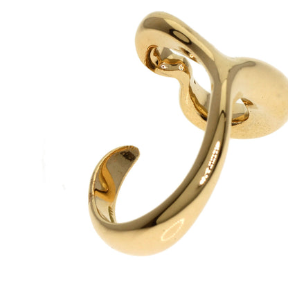 TIFFANY&Co.   Open heart Ring  K18 Yellow Gold Ladies [Used]