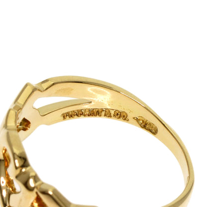 TIFFANY&Co. Triple rubbing heart Ring K18 Yellow Gold Ladies [Used]