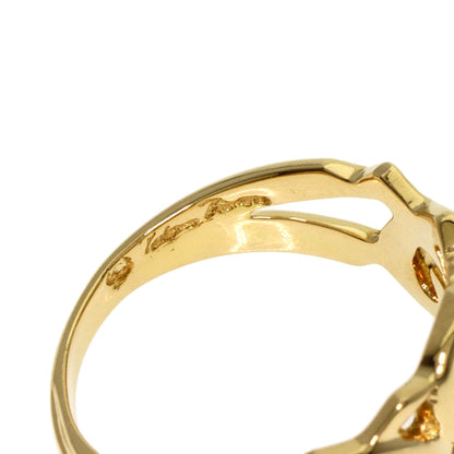 TIFFANY&Co. Triple rubbing heart Ring K18 Yellow Gold Ladies [Used]
