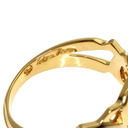 TIFFANY&Co. Triple rubbing heart Ring K18 Yellow Gold Ladies [Used]