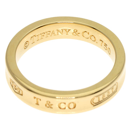 TIFFANY&Co. 1837 Narrow Ring K18 Yellow Gold Ladies [Used]