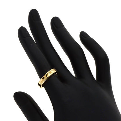 TIFFANY&Co. 1837 Narrow Ring K18 Yellow Gold Ladies [Used]