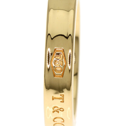 TIFFANY&Co. 1837 Narrow Ring K18 Yellow Gold Ladies [Used]
