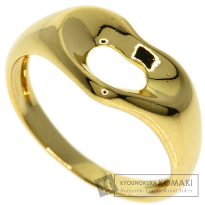 TIFFANY&Co. Open heart Ring K18 Yellow Gold Ladies [Used]