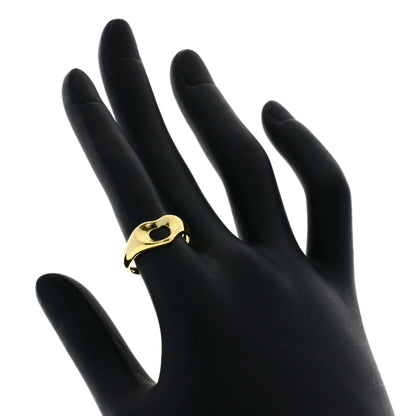 TIFFANY&Co. Open heart Ring K18 Yellow Gold Ladies [Used]