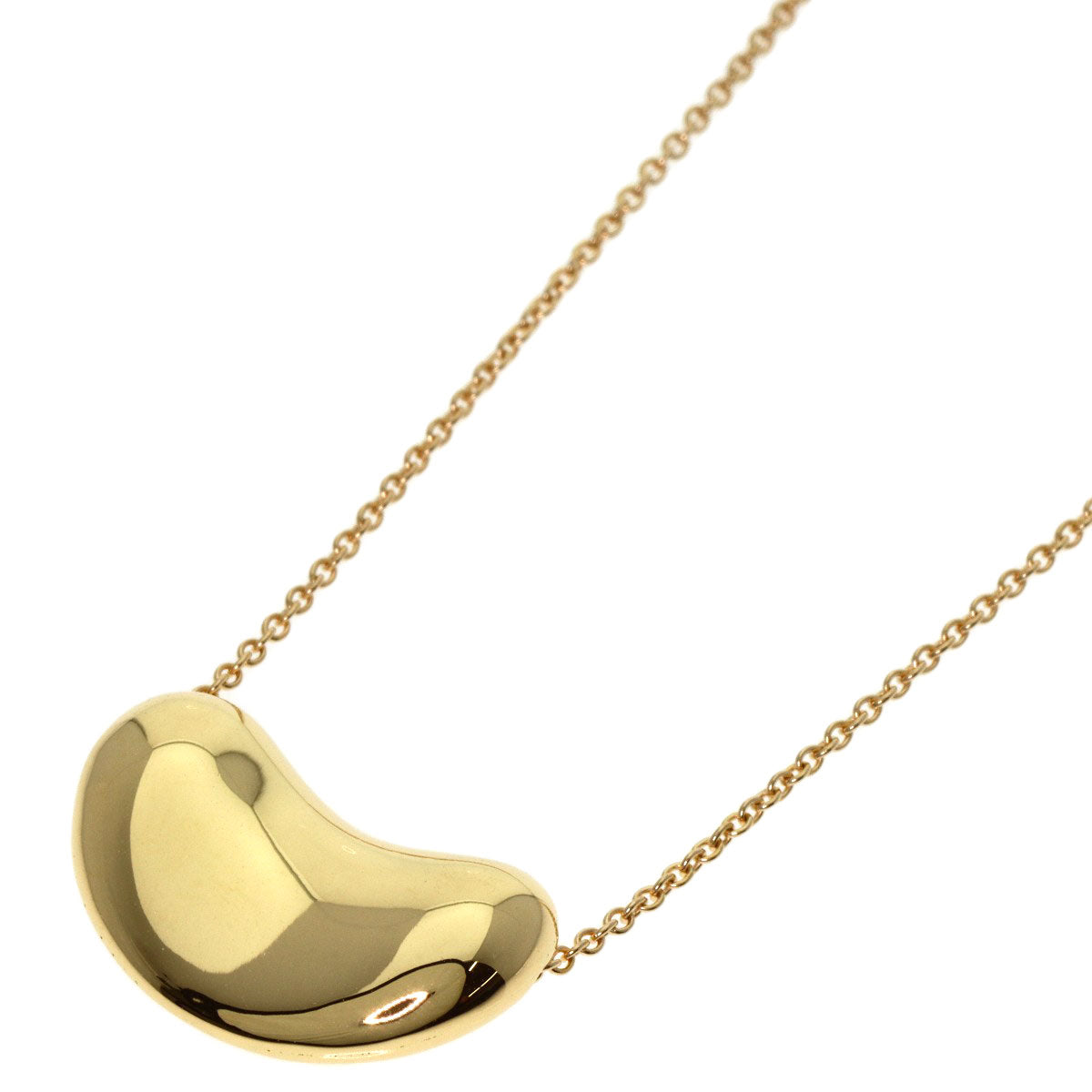 TIFFANY&Co.   Bean Necklace  K18 Yellow Gold Ladies [Used]