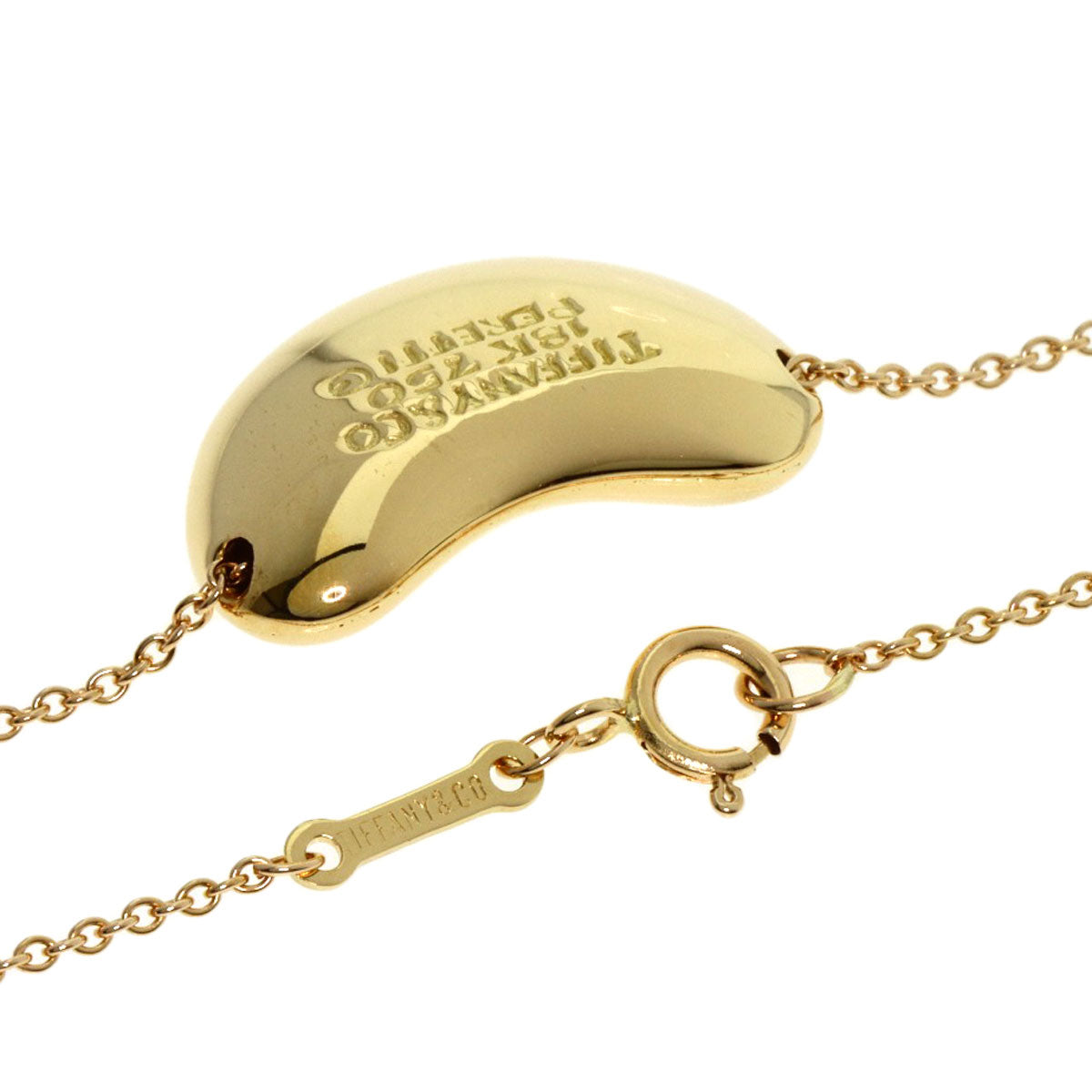 TIFFANY&Co.   Bean Necklace  K18 Yellow Gold Ladies [Used]