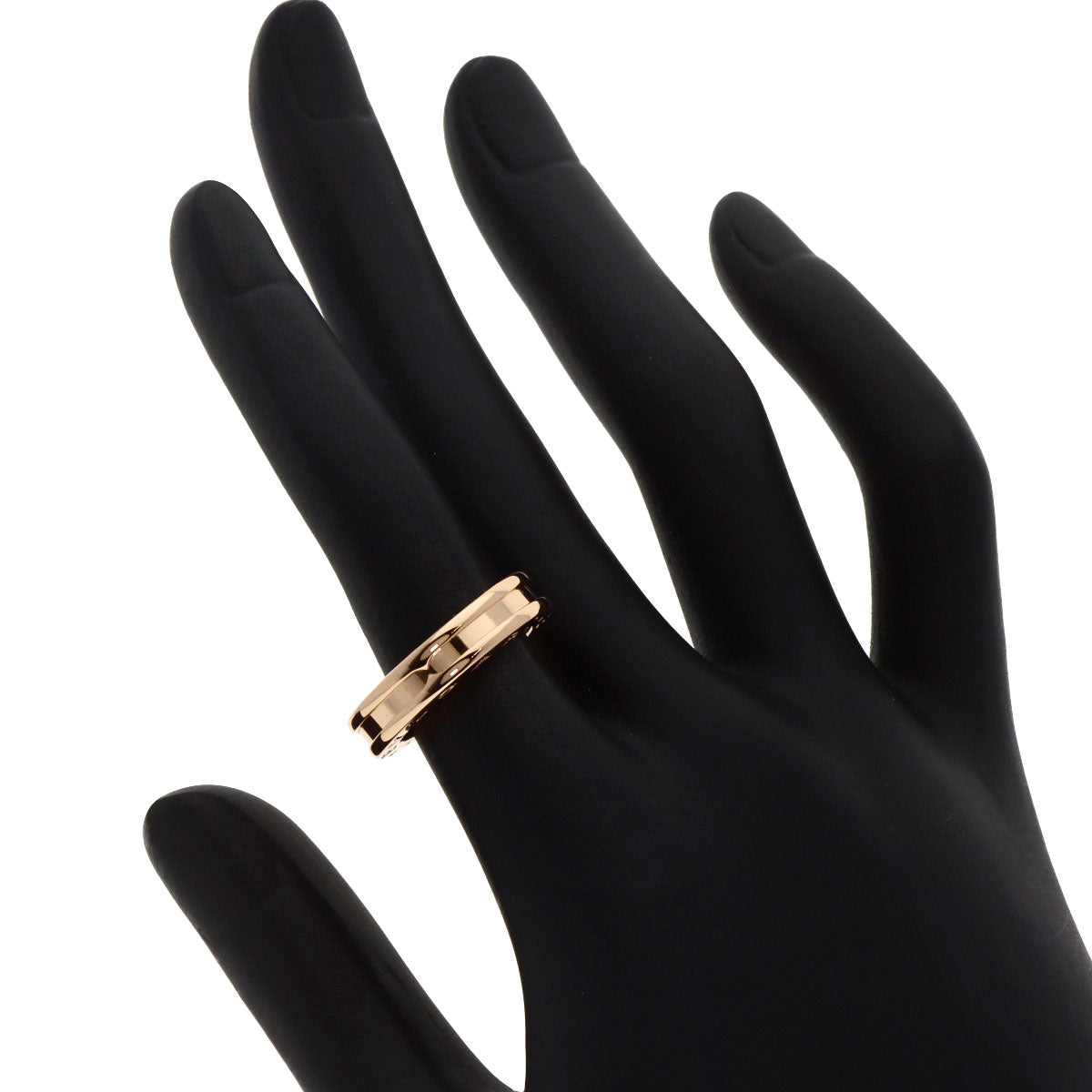 BVLGARI B.zero1 1 band XS #49 Ring K18 Pink Gold Ladies [Used]