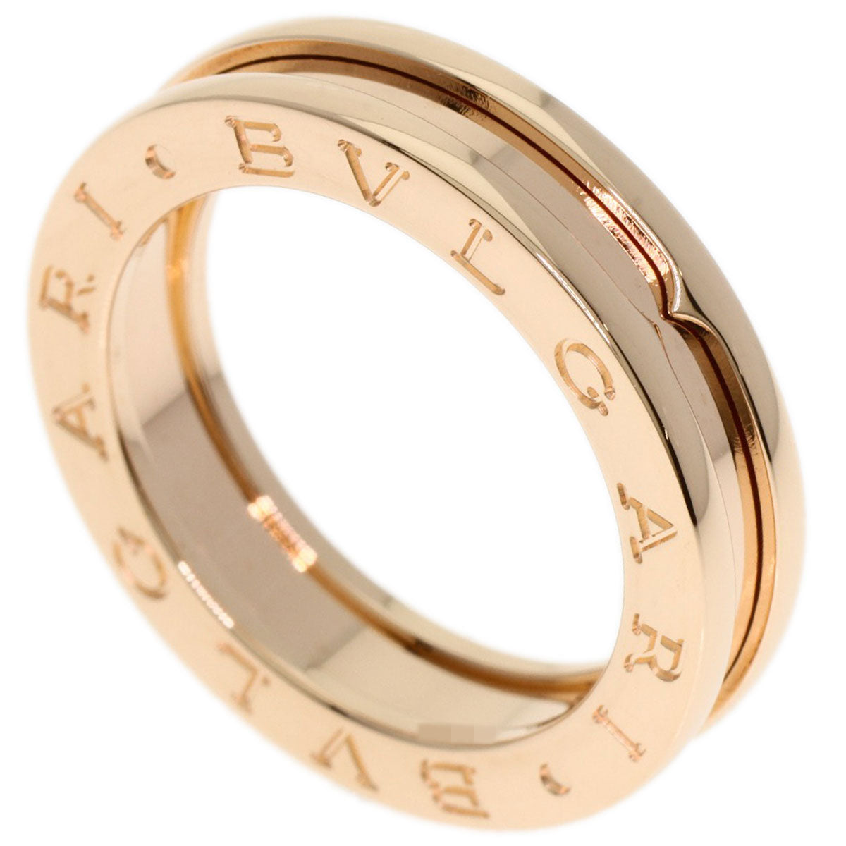 BVLGARI B.zero1 1 band #52 Ring K18 Pink Gold Ladies [Used]