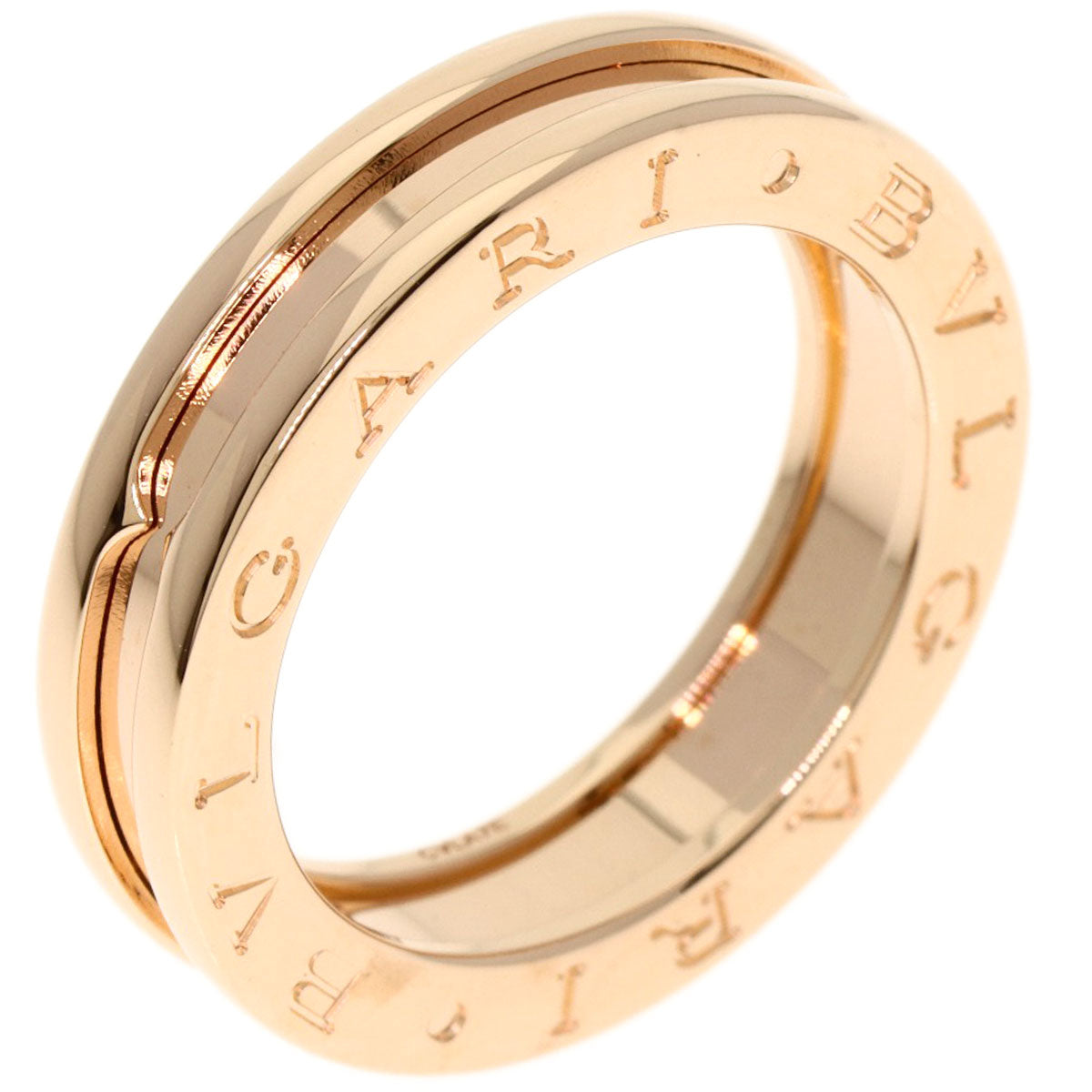 BVLGARI B.zero1 1 band #52 Ring K18 Pink Gold Ladies [Used]