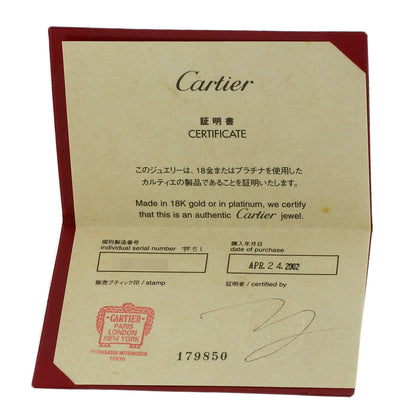 CARTIER Parising # 51 Ring K18 White Gold Ladies [Used]