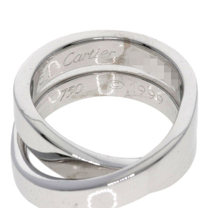 CARTIER Parising # 51 Ring K18 White Gold Ladies [Used]