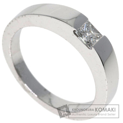 CARTIER Tank Diamond #50 Ring K18 White Gold Ladies [Used]