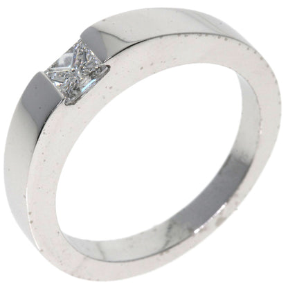 CARTIER Tank Diamond #50 Ring K18 White Gold Ladies [Used]