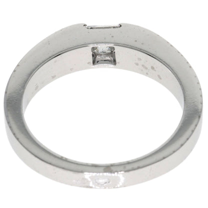 CARTIER Tank Diamond #50 Ring K18 White Gold Ladies [Used]