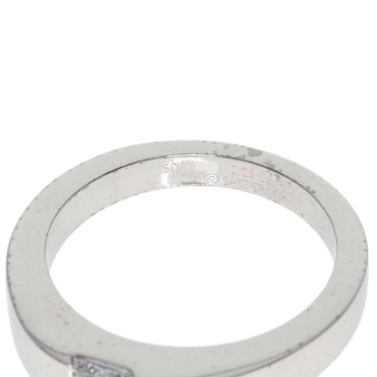 CARTIER Tank Diamond #50 Ring K18 White Gold Ladies [Used]