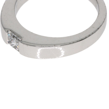 CARTIER Tank Diamond #50 Ring K18 White Gold Ladies [Used]