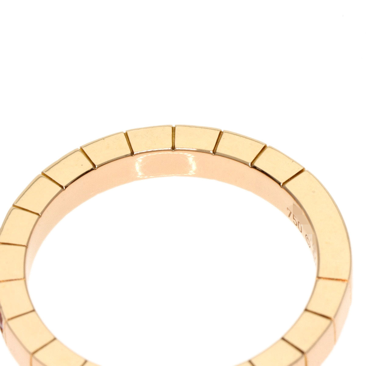 CARTIER Raniere Pink Sapphire #57 Ring K18 Pink Gold Ladies [Used]