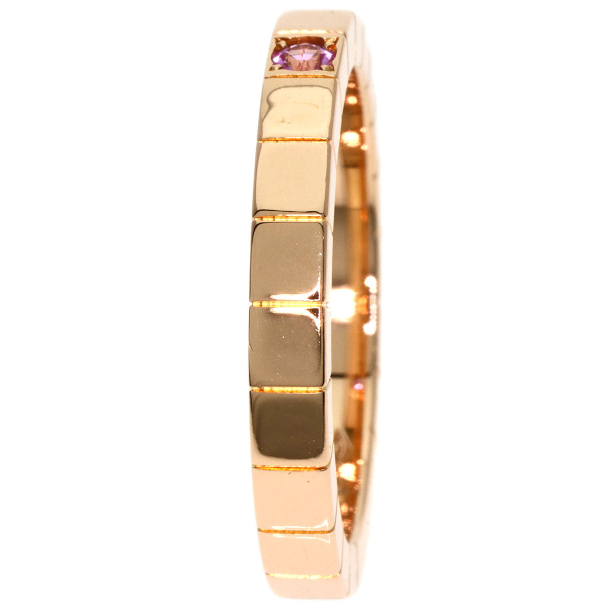 CARTIER Raniere Pink Sapphire #57 Ring K18 Pink Gold Ladies [Used]