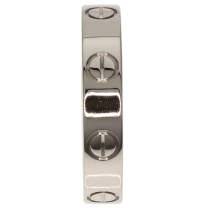 CARTIER Mini love ring #49 Ring K18 White Gold Ladies [Used]