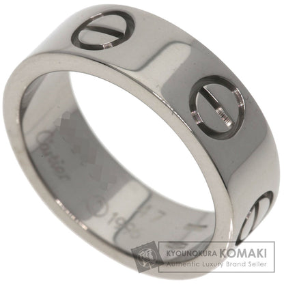 CARTIER love ring #47 Ring K18 White Gold Ladies [Used]