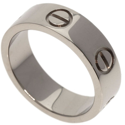 CARTIER love ring #49 Ring K18 White Gold Ladies [Used]