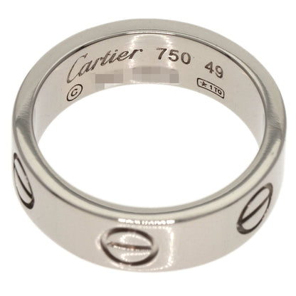 CARTIER love ring #49 Ring K18 White Gold Ladies [Used]