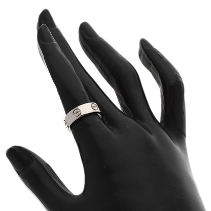 CARTIER love ring #49 Ring K18 White Gold Ladies [Used]