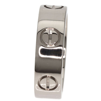 CARTIER love ring #49 Ring K18 White Gold Ladies [Used]