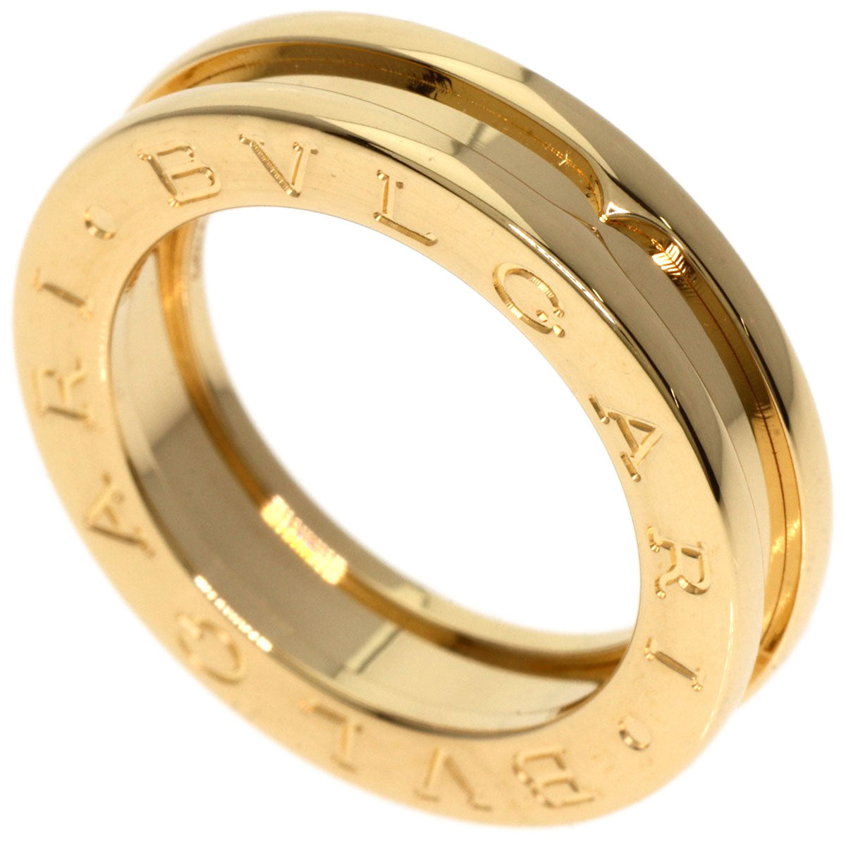 BVLGARI B-zero1 B-zero1 1 Band #47 Ring K18 Yellow Gold Ladies [Used]