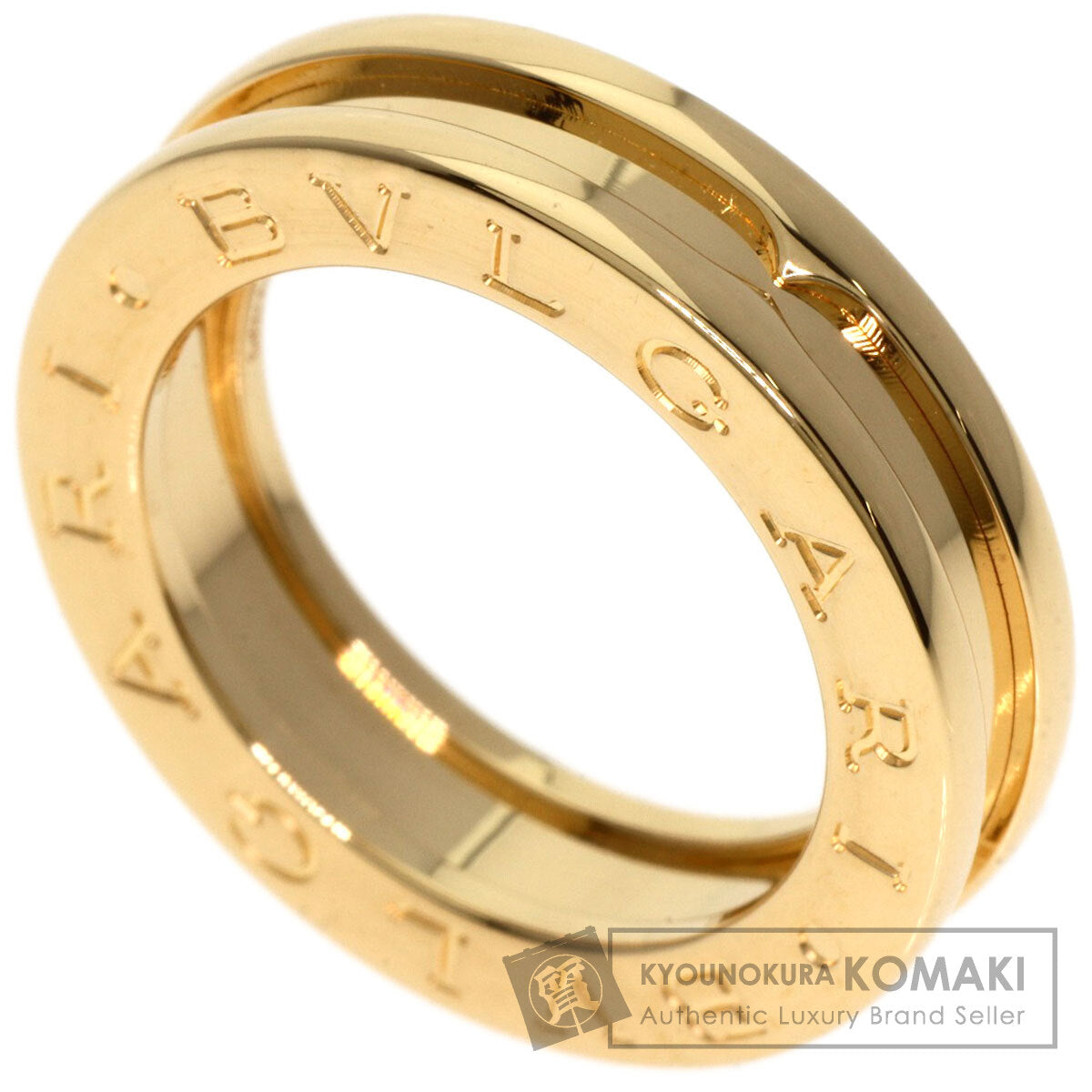 BVLGARI B-zero1 B-zero1 1 Band #47 Ring K18 Yellow Gold Ladies [Used]