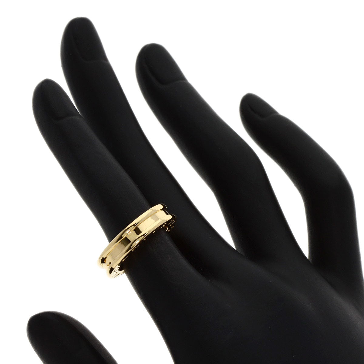 BVLGARI B-zero1 B-zero1 1 Band #47 Ring K18 Yellow Gold Ladies [Used]