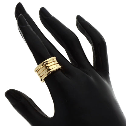 BVLGARI B.zero1 4 bands #50 Ring K18 Yellow Gold Ladies [Used]
