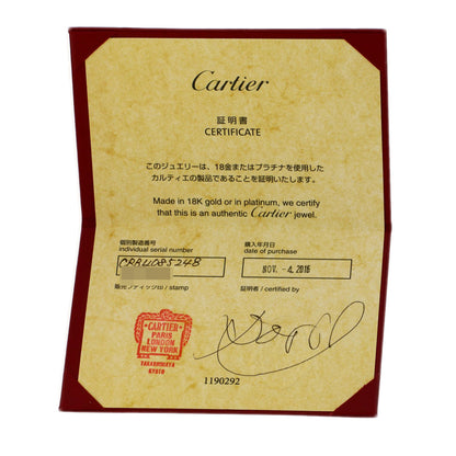 CARTIER Mini love ring # 48 Ring K18 Pink Gold Ladies [Used]