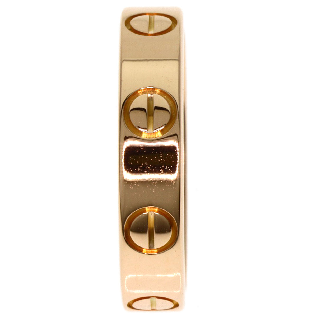 CARTIER Mini love ring #45 Ring K18 Pink Gold Ladies [Used]