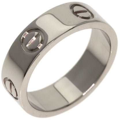 CARTIER love ring #51 Ring K18 White Gold Ladies [Used]