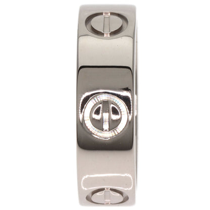 CARTIER love ring #51 Ring K18 White Gold Ladies [Used]