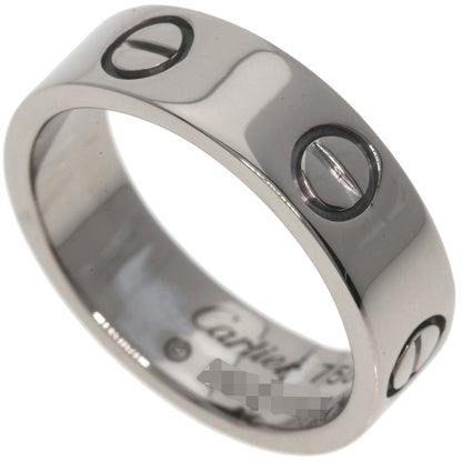CARTIER love ring #51 Ring K18 White Gold Ladies [Used]