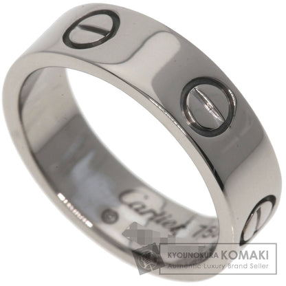 CARTIER love ring #51 Ring K18 White Gold Ladies [Used]