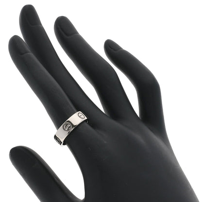 CARTIER love ring #51 Ring K18 White Gold Ladies [Used]