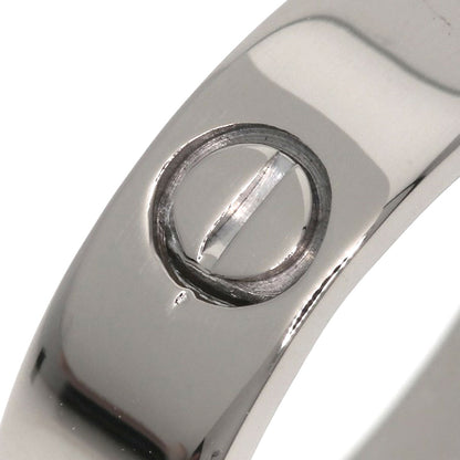 CARTIER love ring #51 Ring K18 White Gold Ladies [Used]