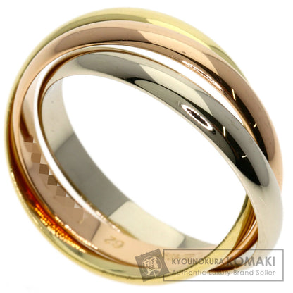 CARTIER Trinity #62 Ring K18 Yellow Gold 18K Pink GoldLadies [Used]