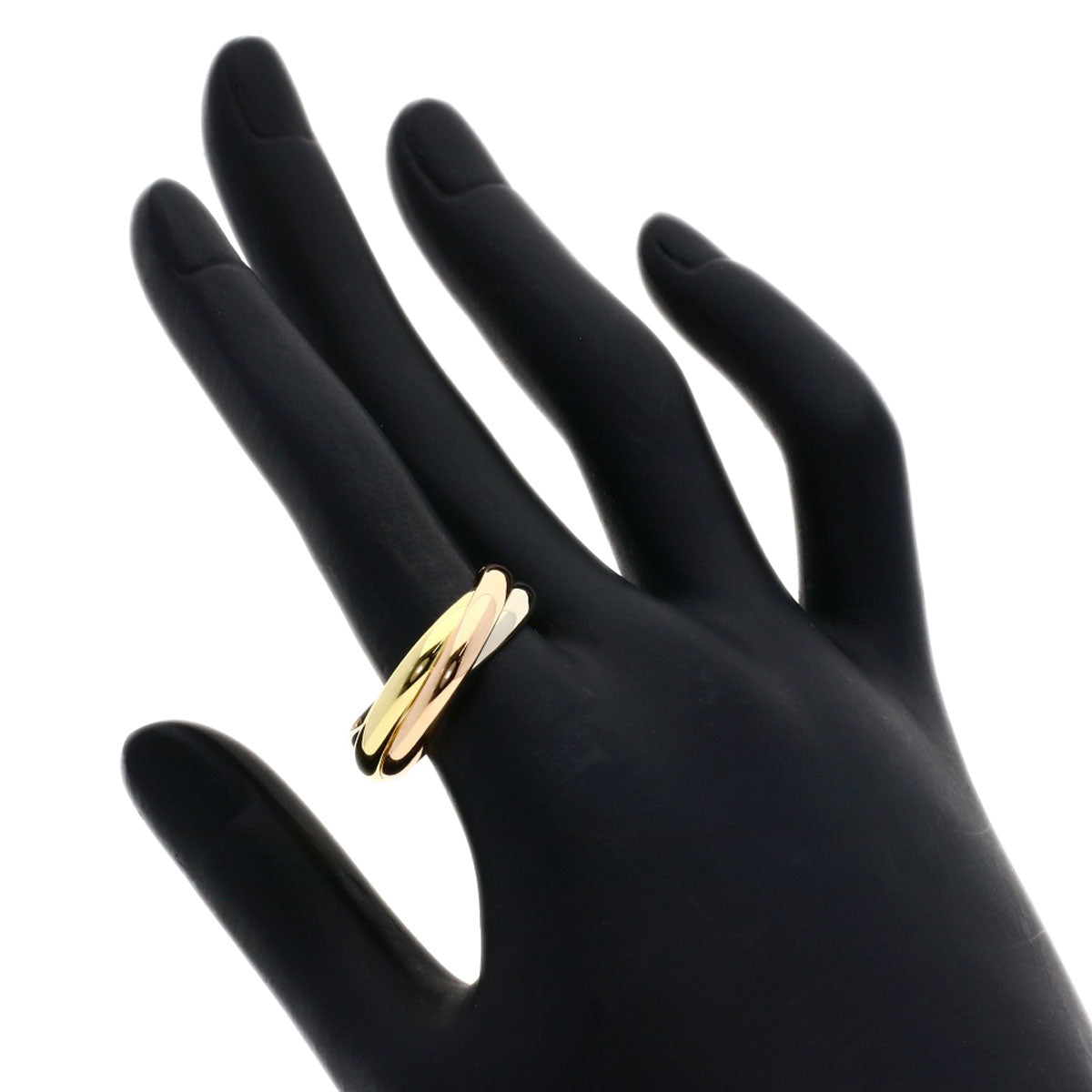 CARTIER Trinity #62 Ring K18 Yellow Gold 18K Pink GoldLadies [Used]