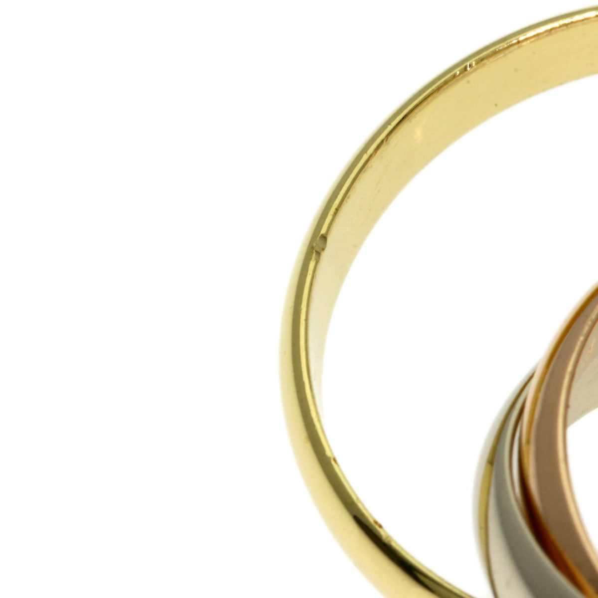 CARTIER Trinity #62 Ring K18 Yellow Gold 18K Pink GoldLadies [Used]