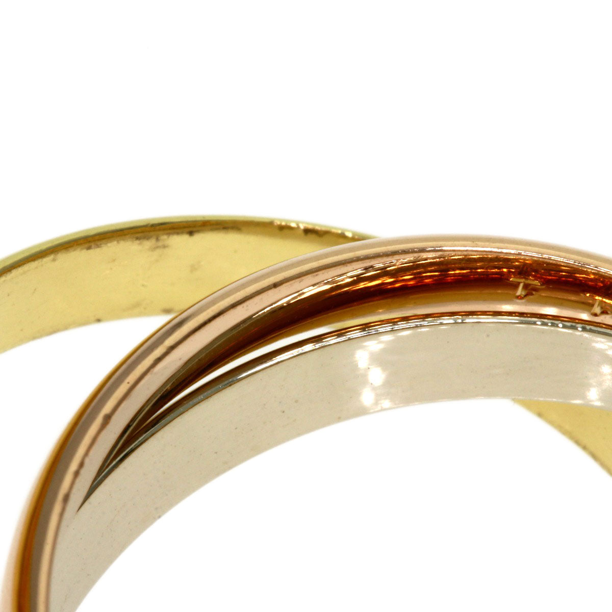 CARTIER Trinity #62 Ring K18 Yellow Gold 18K Pink GoldLadies [Used]